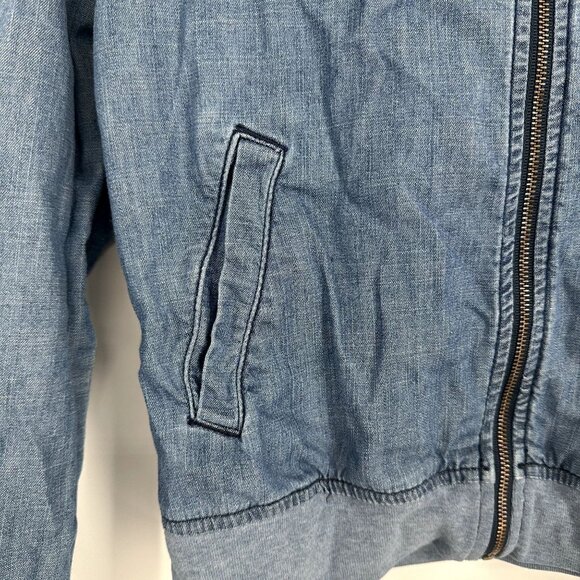 Tucker & Tate Zip up Denim lightweight Jacket Size Large - Picture 4 of 6
